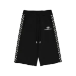 Baggy Pearl Black Shorts