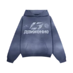 Blue Washed Motion Hoodie