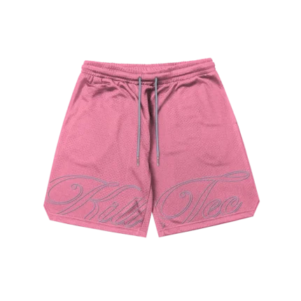 Bubblegum Stitched Athletic Shorts