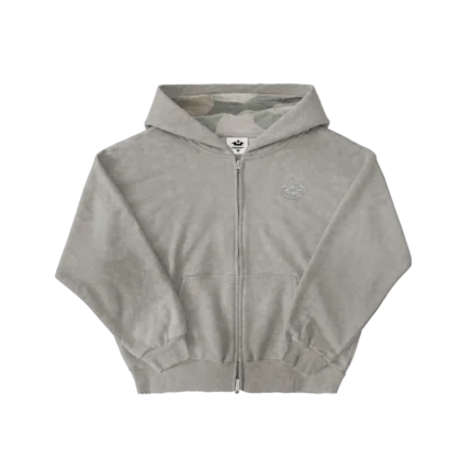 Reversible Lightwash Camo Zipup